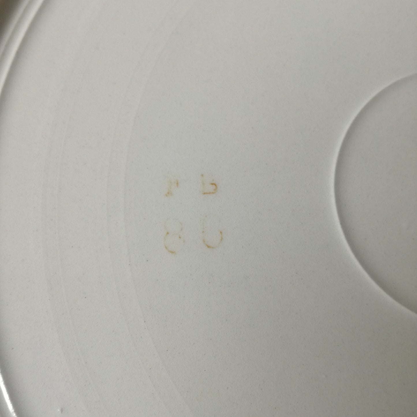 Assiette - grande plate  FB - Fenal Badonviller