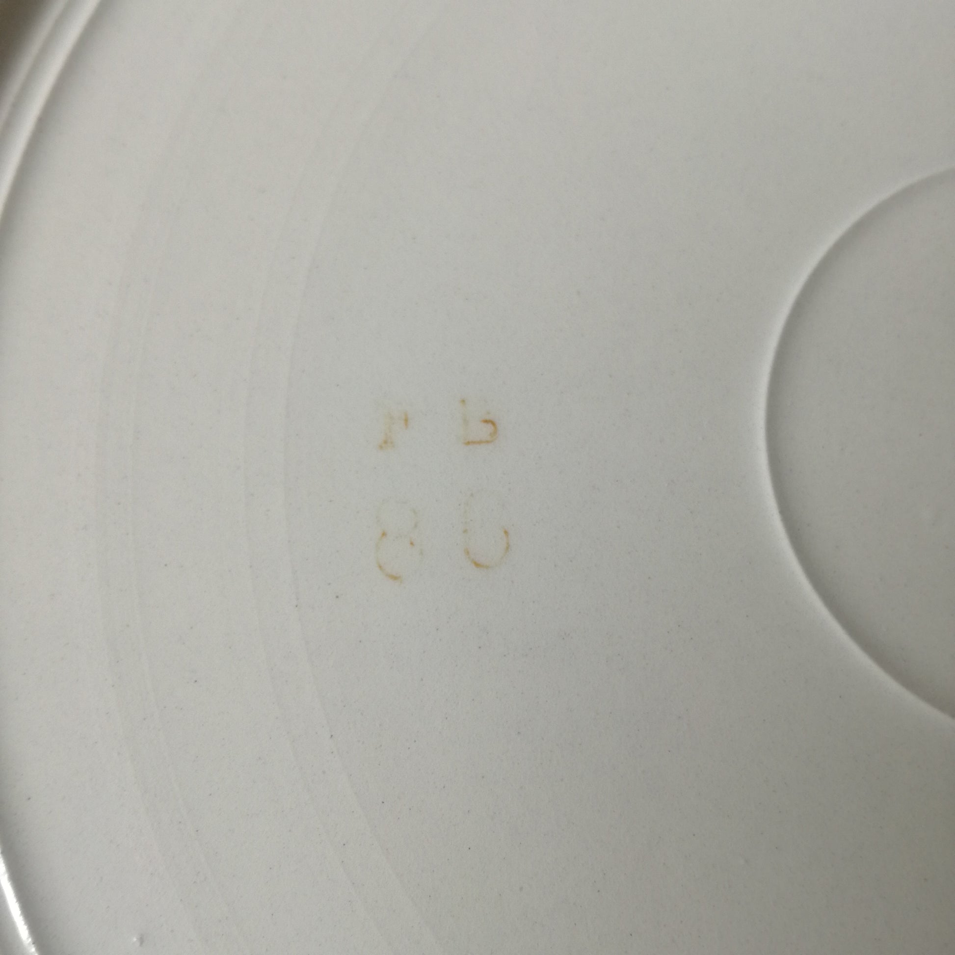 Assiette - grande plate  FB - Fenal Badonviller