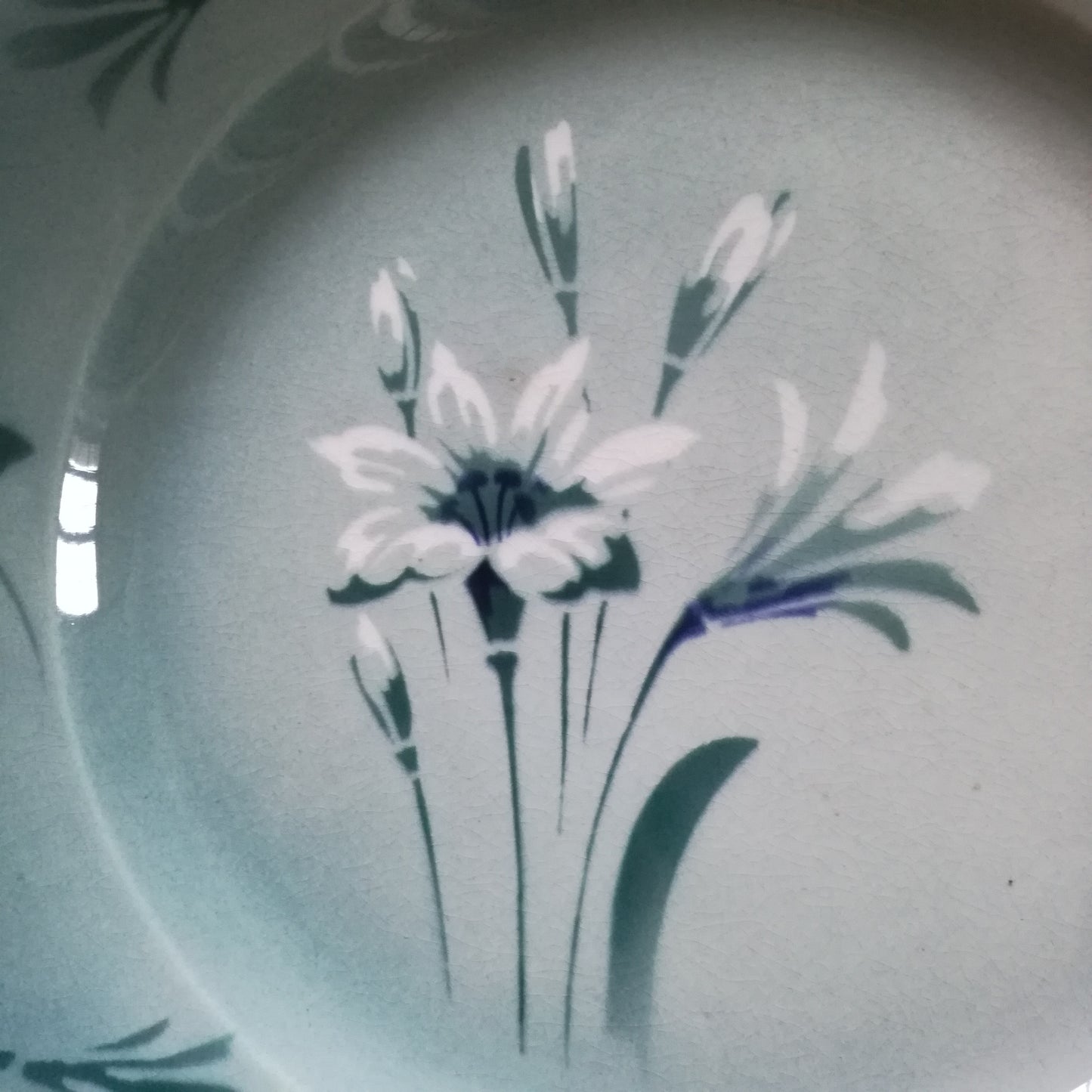 Assiette - grande plate  Lunéville (K & G - Keller & Guérin)