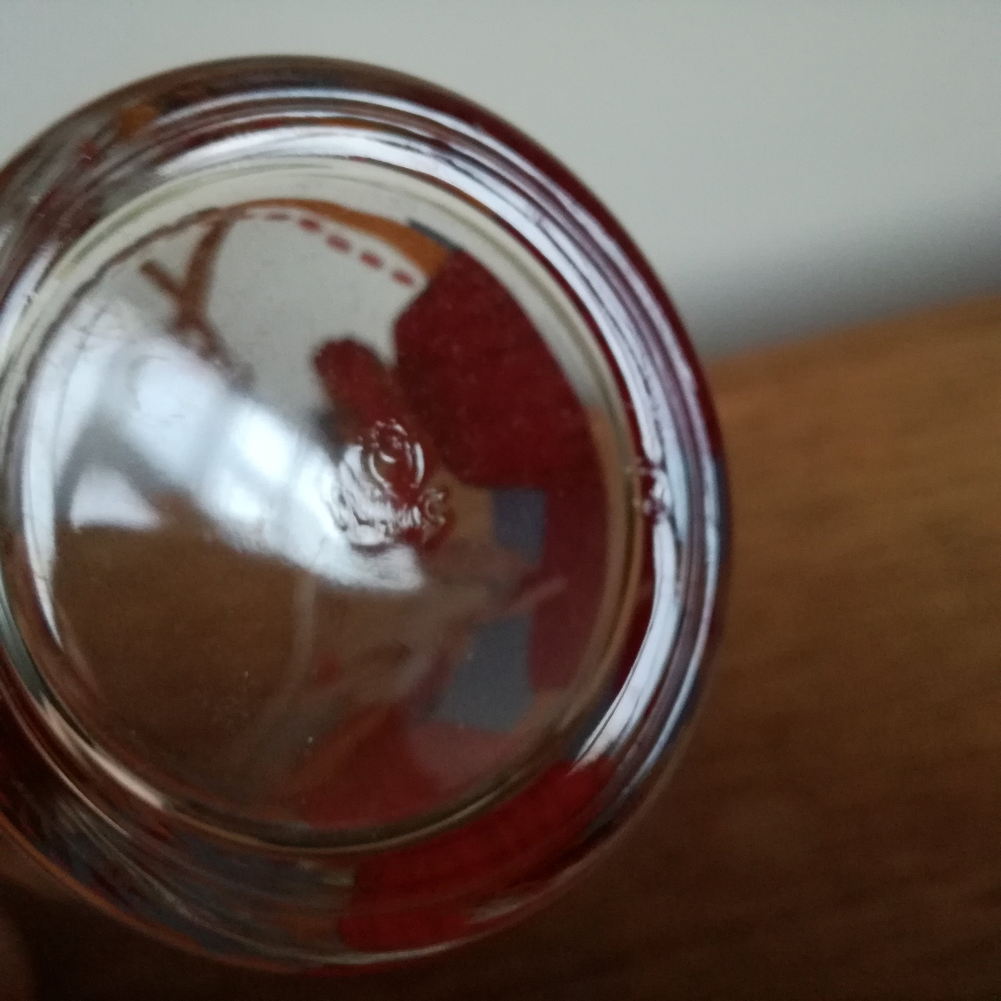 Verre Peuples amérindiens VMC (Verreries mécaniques champenoises)
