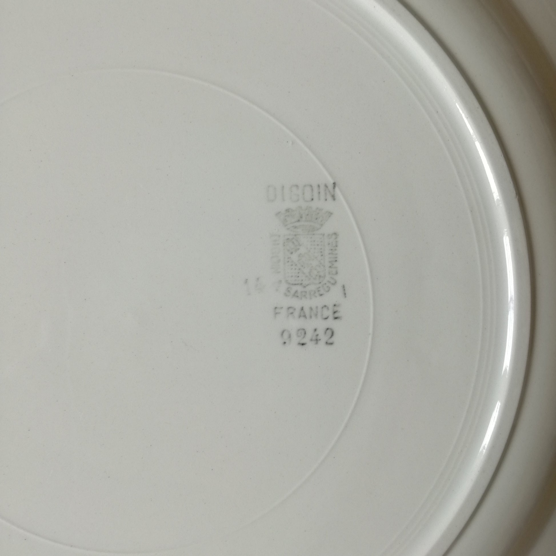 Plat  Digoin & Sarreguemines