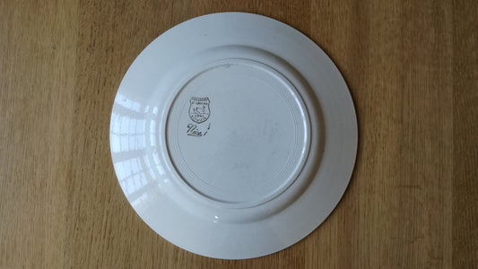 Assiette - grande plate Nice Céranord - Saint Amand