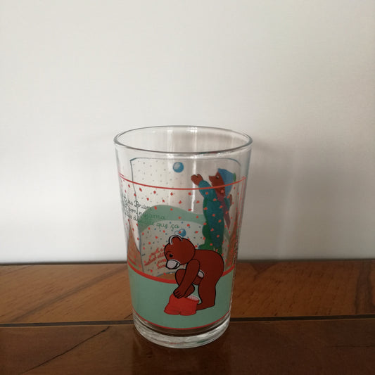 Verre Petit Ours Brun VMC (Verreries mécaniques champenoises)