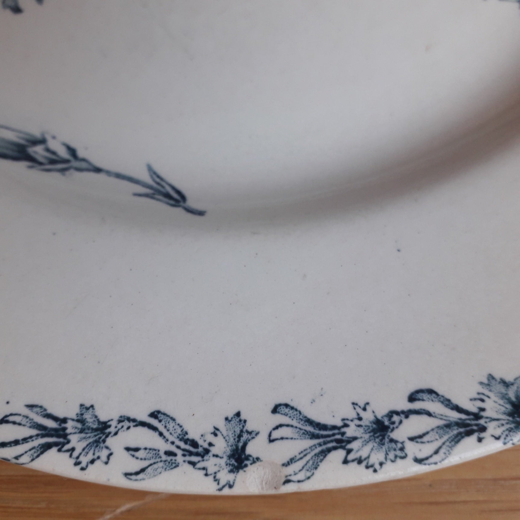 Assiette Œillet Lunéville (K & G - Keller & Guérin)