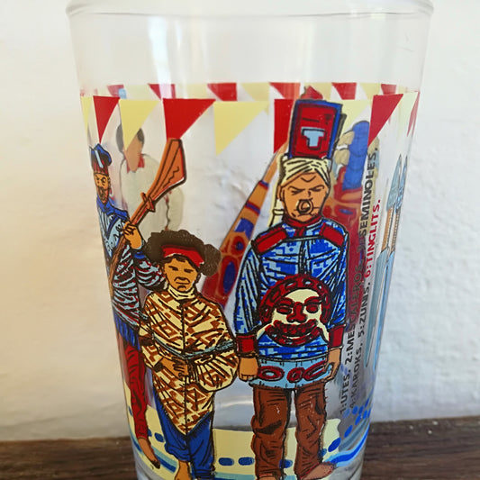 Verre Peuples amérindiens VMC (Verreries mécaniques champenoises)