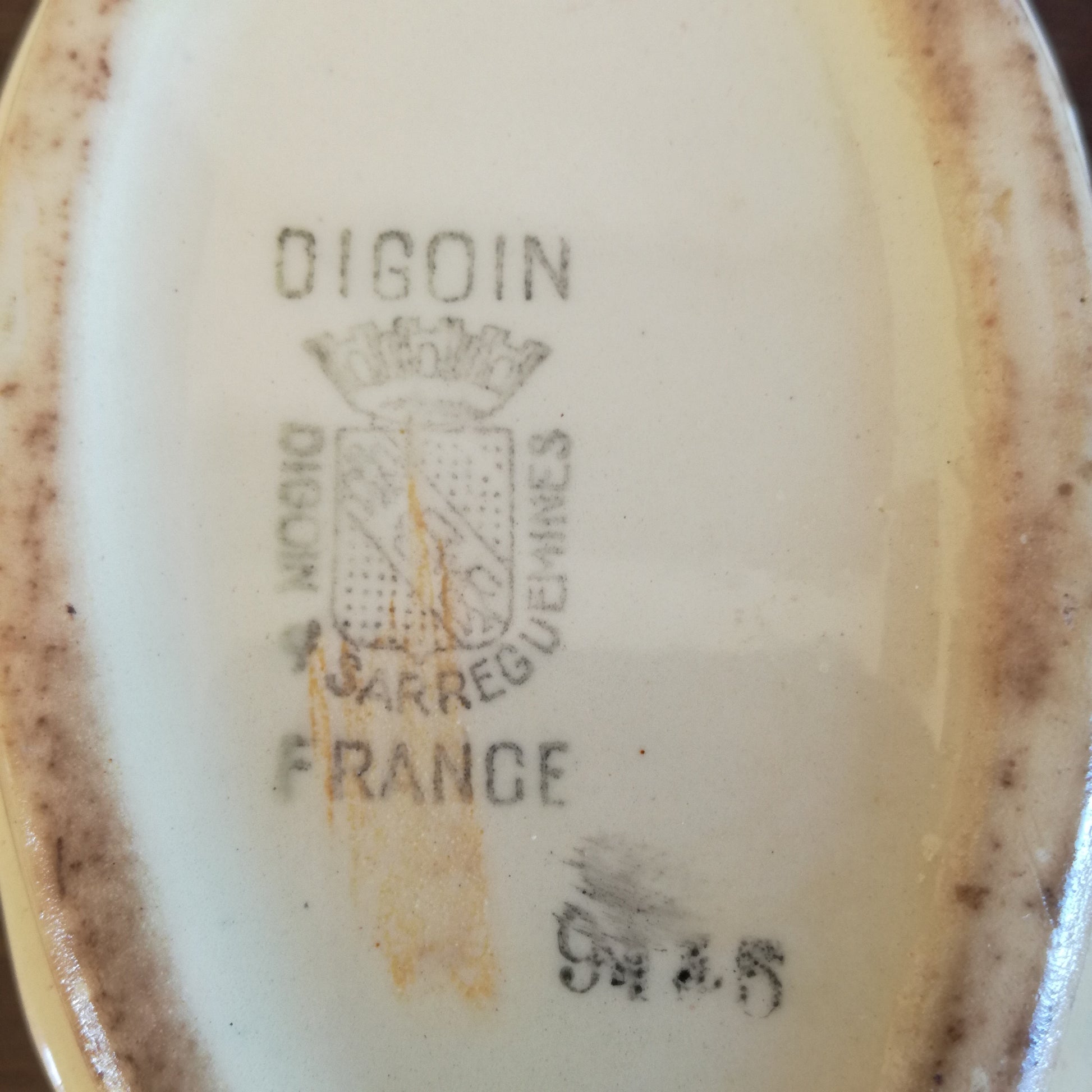 Plat Mary Lou Digoin & Sarreguemines