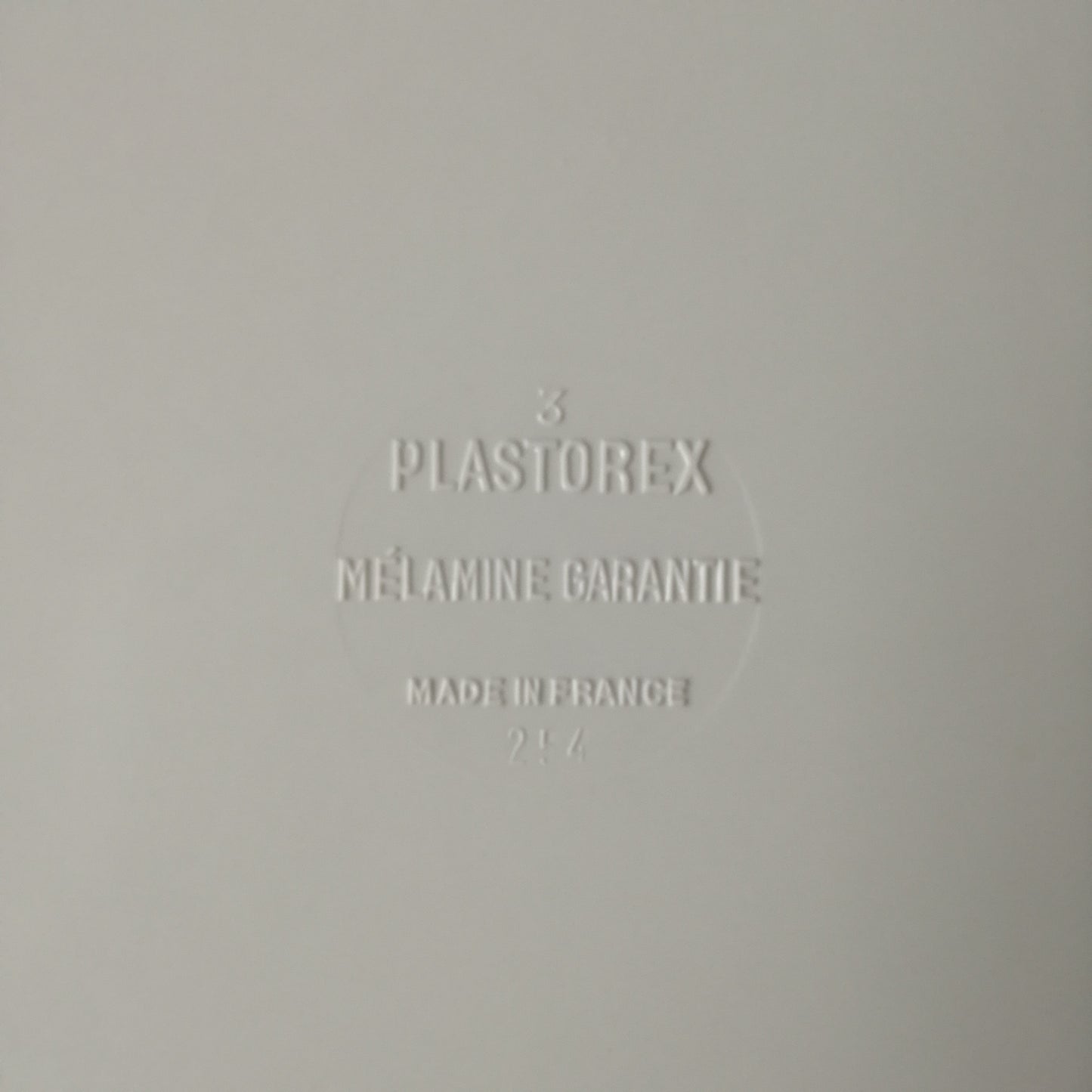 Assiette - grande plate  Plastorex
