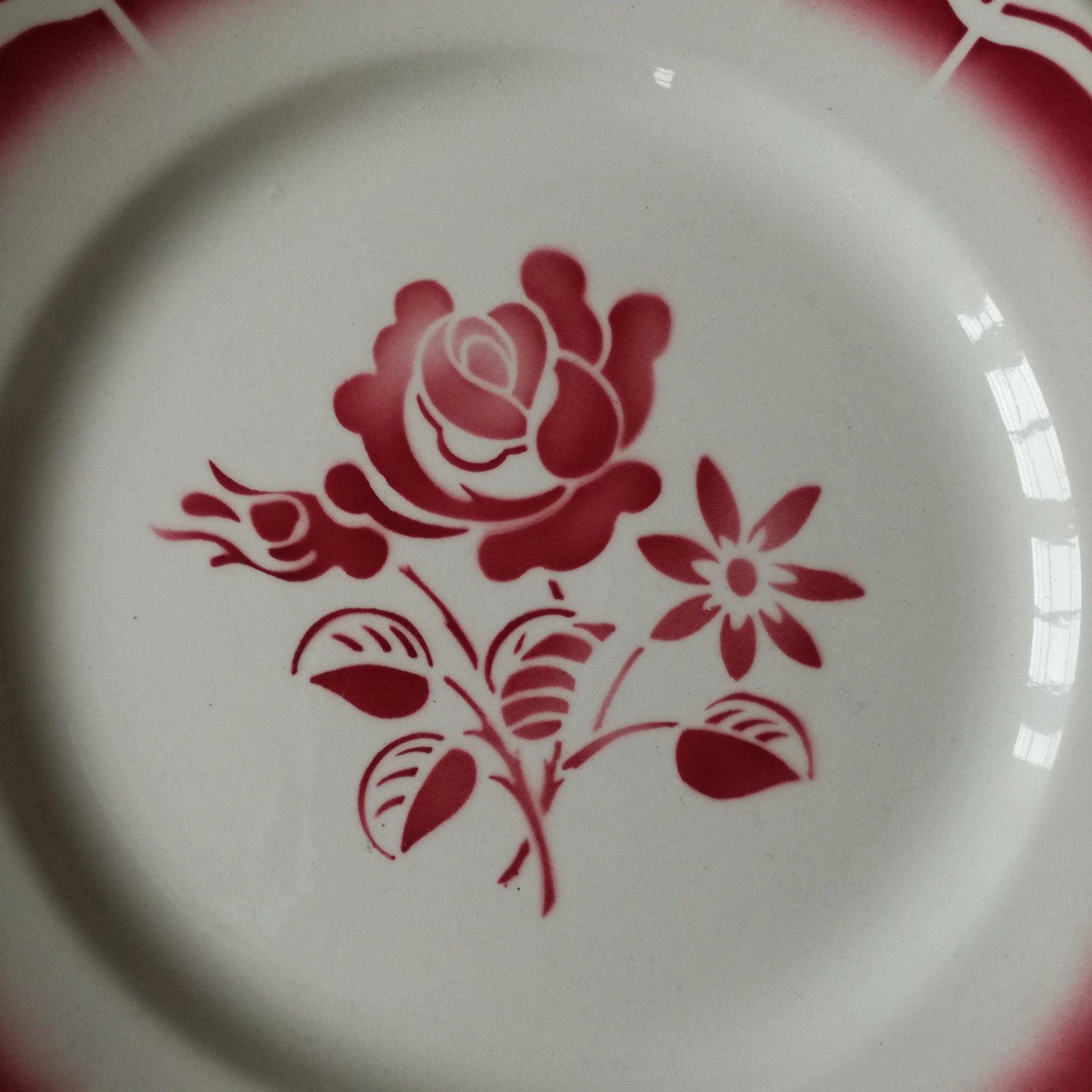 Assiette - grande plate  FB - Fenal Badonviller