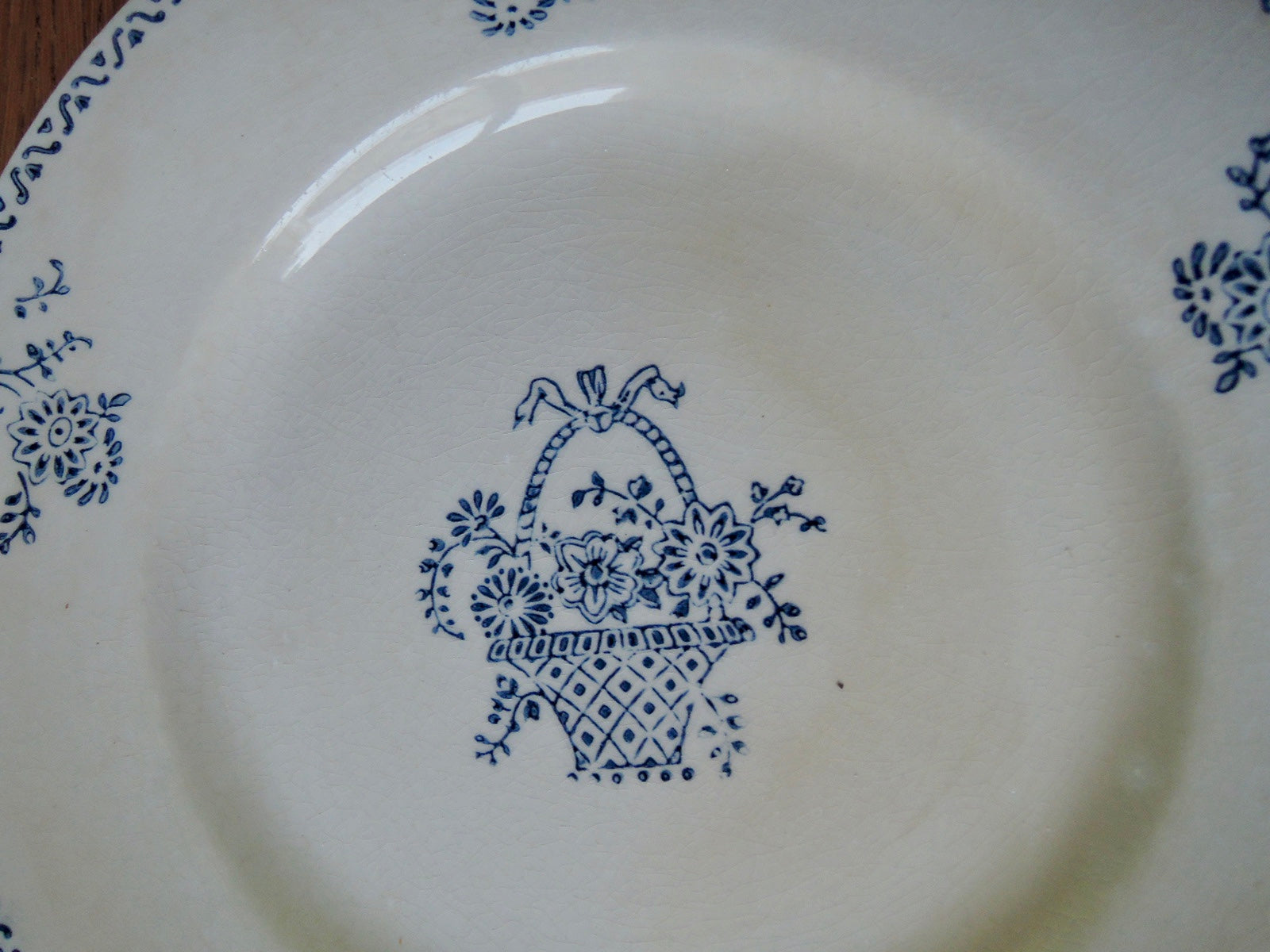 Assiette Panier Fleuri Gien