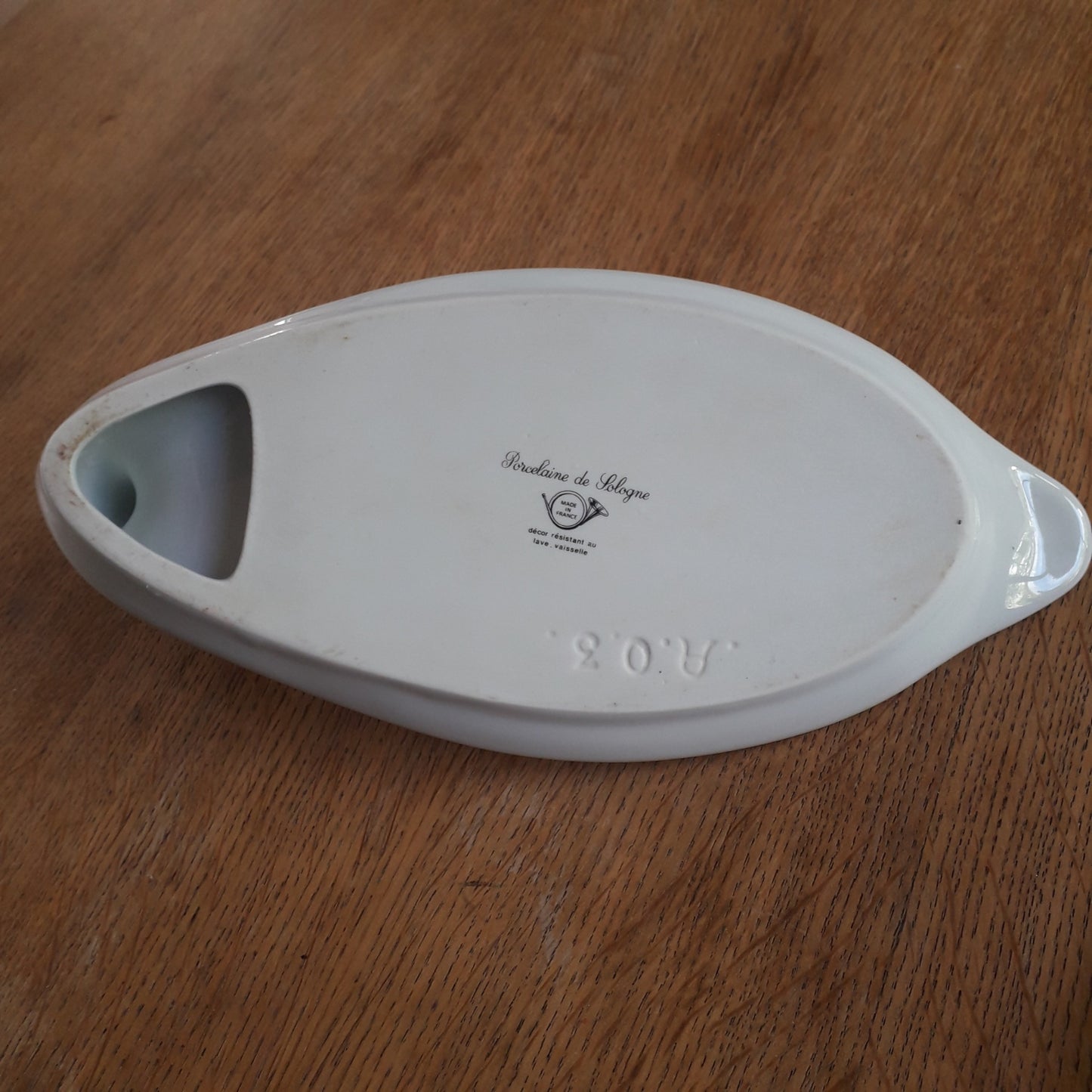 Plat  Porcelaine de Sologne