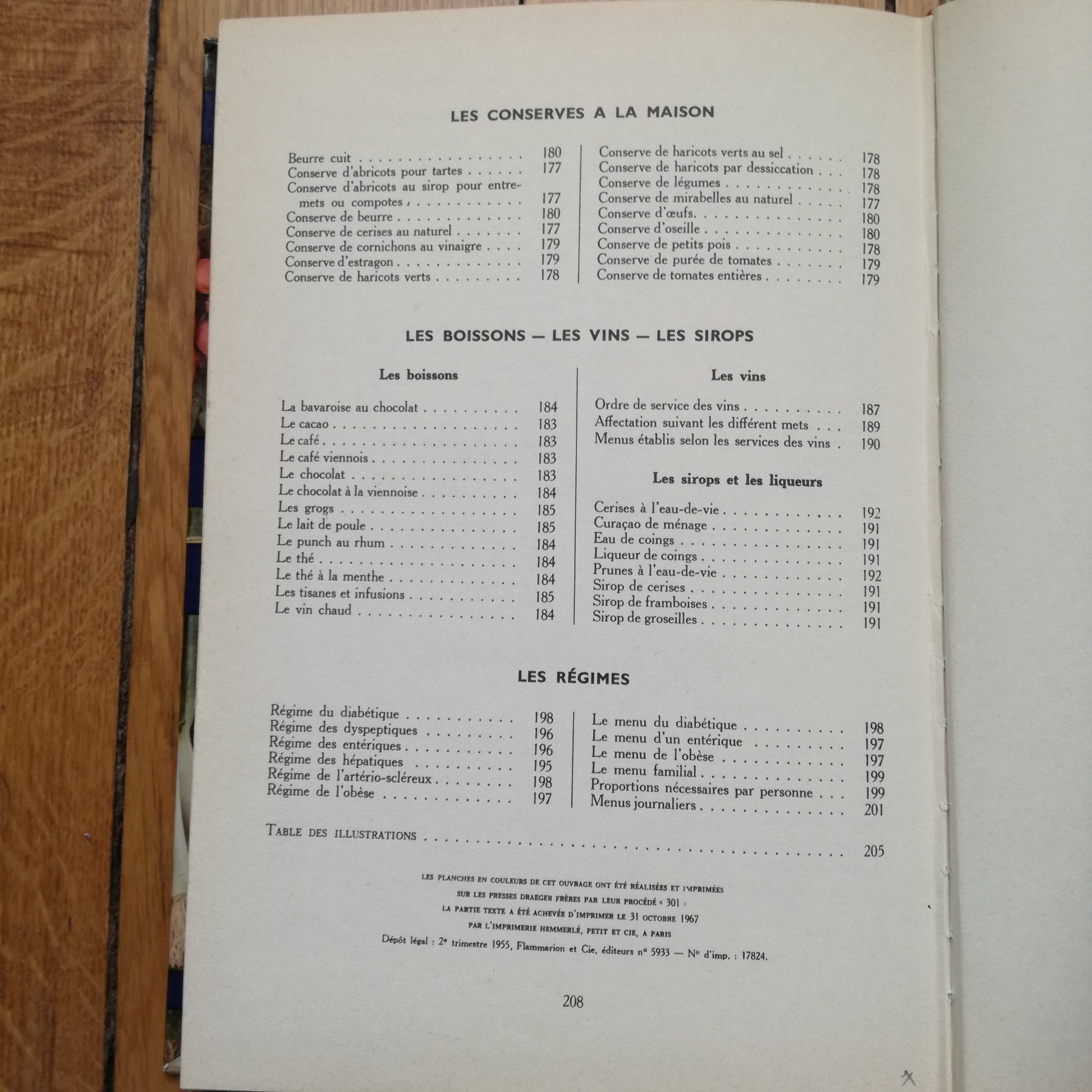 Livre de cuisine  Flammarion