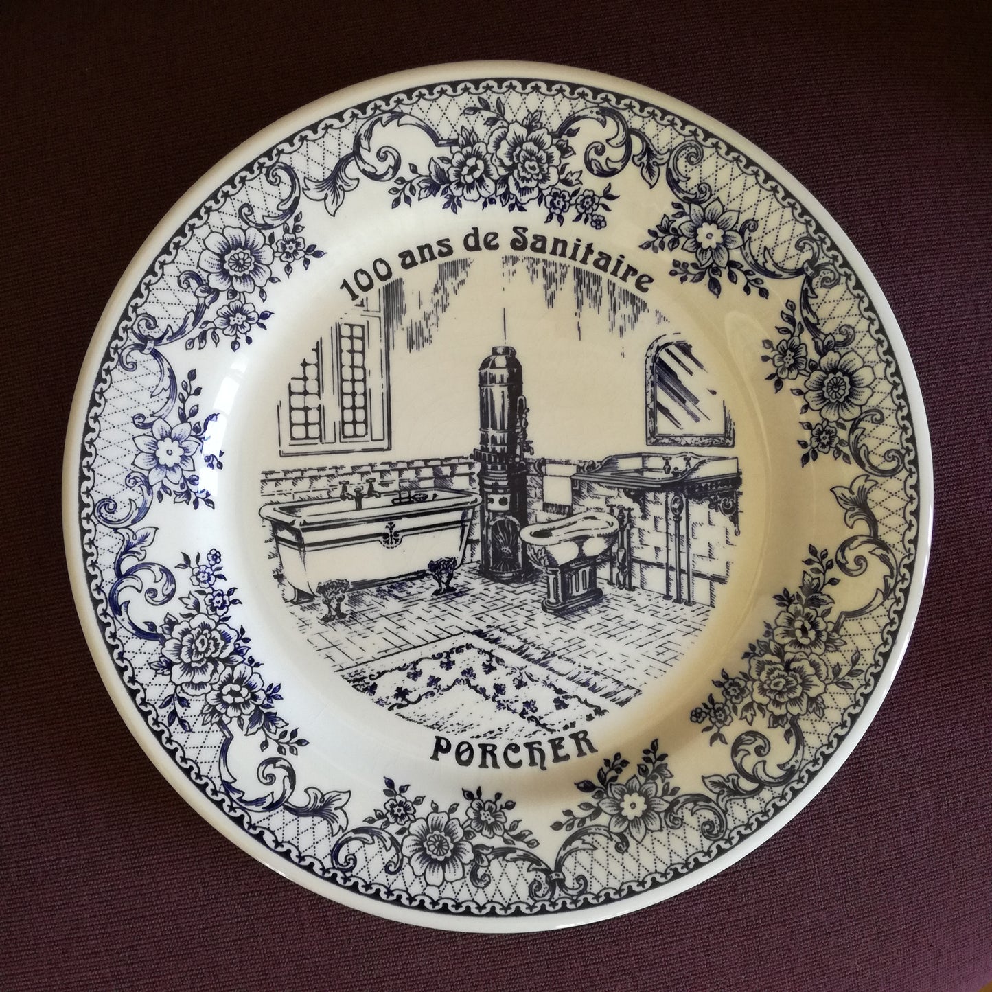 Assiette - grande plate  Gien