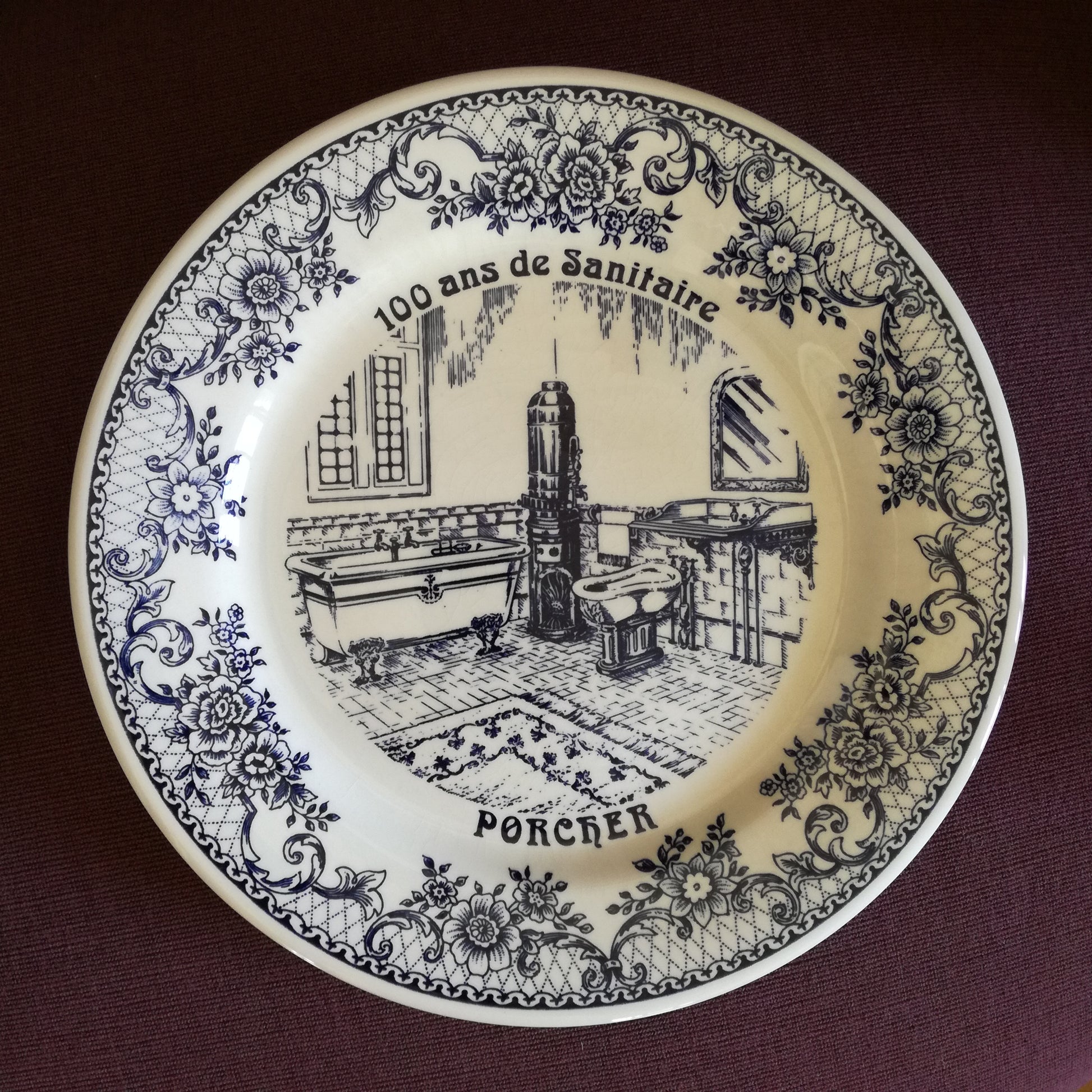 Assiette - grande plate  Gien