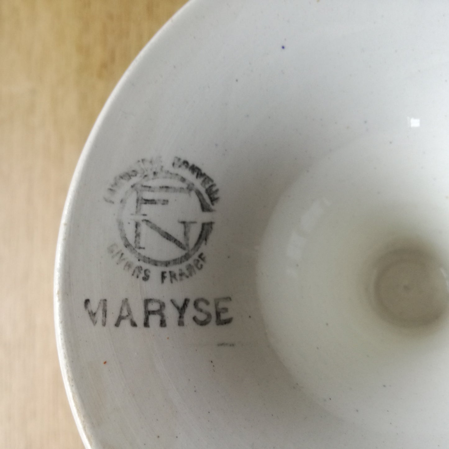 Plat Maryse Faïencerie Nouvelle de Givors