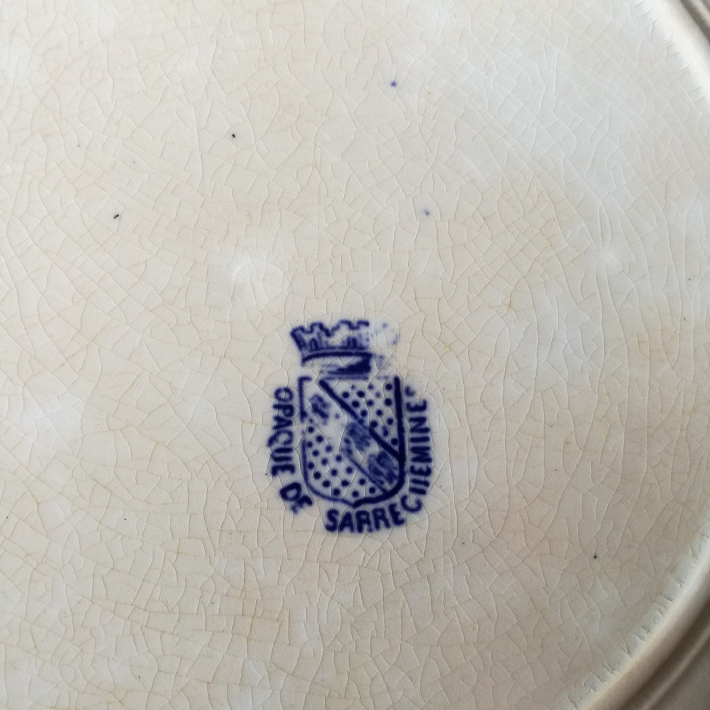 Assiette parlante  Sarreguemines