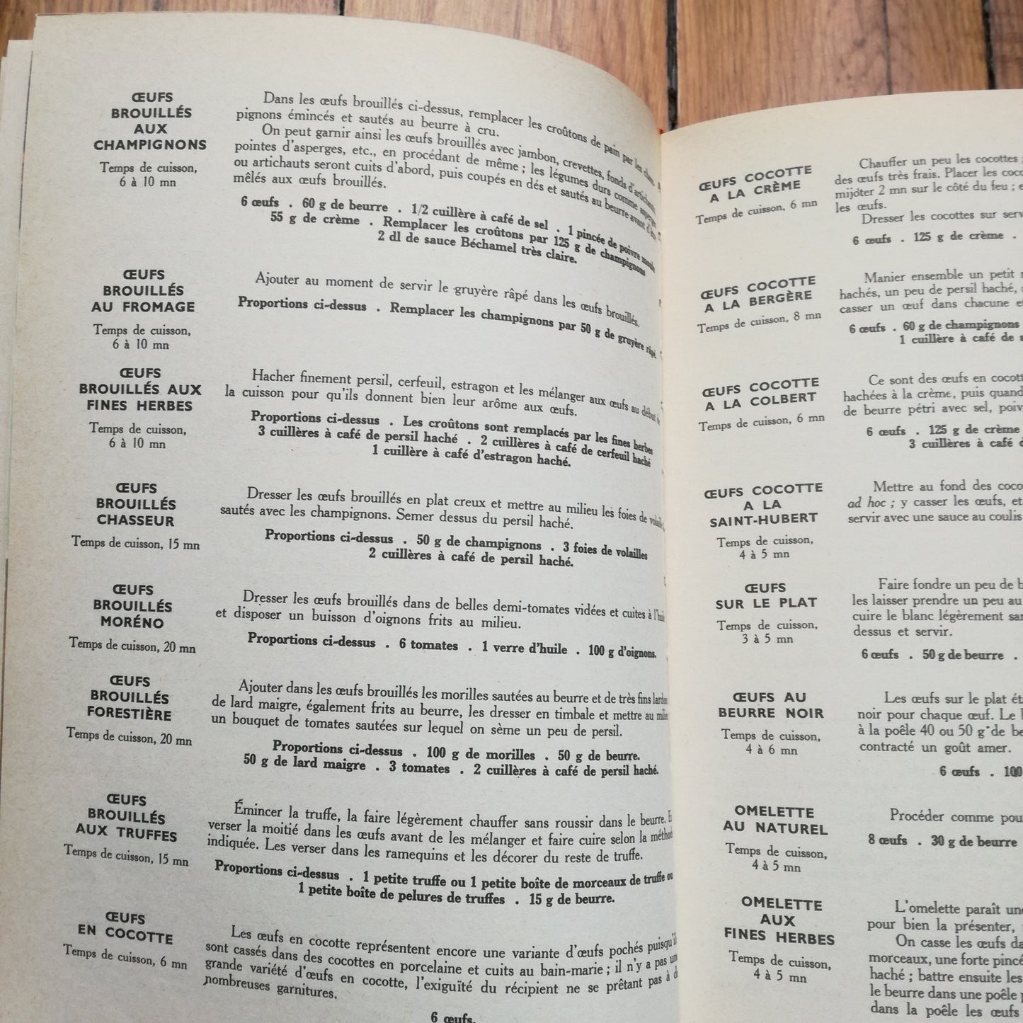 Livre de cuisine  Flammarion