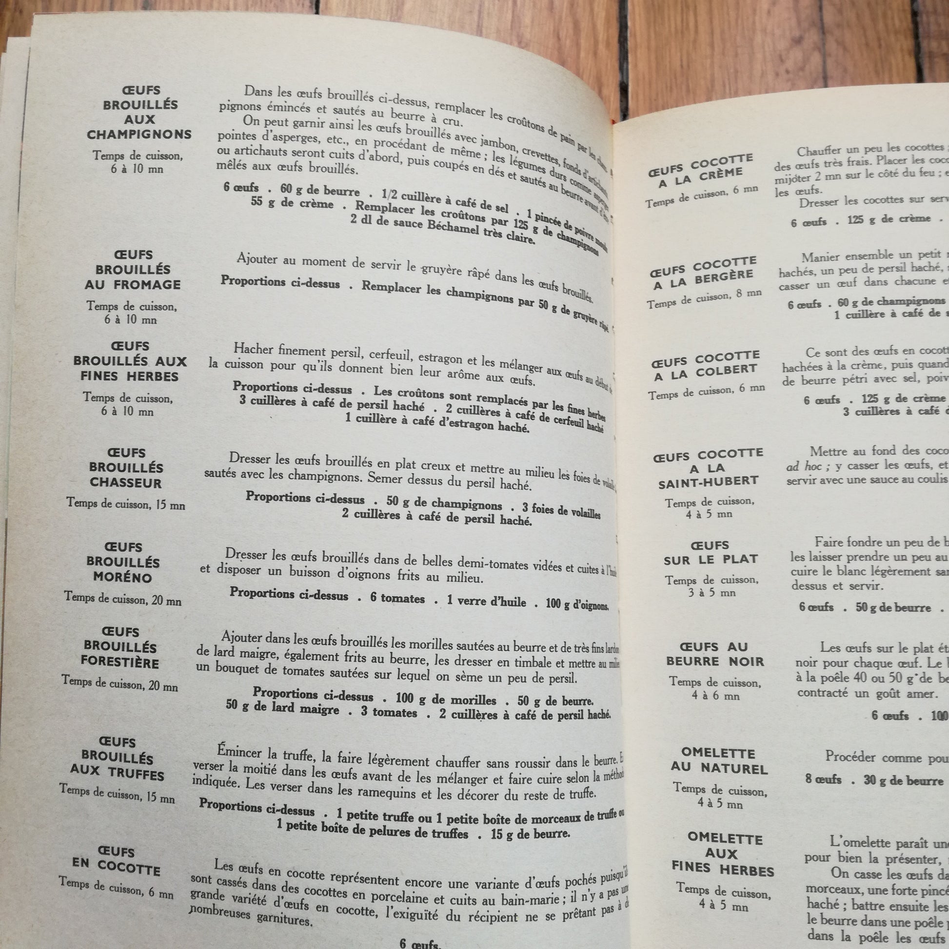 Livre de cuisine  Flammarion