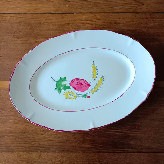 Plat ovale  Céranord - Saint Amand