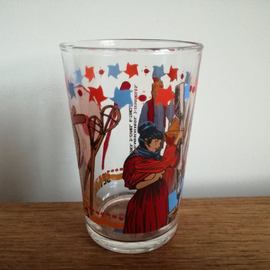 Verre Peuples amérindiens VMC (Verreries mécaniques champenoises)