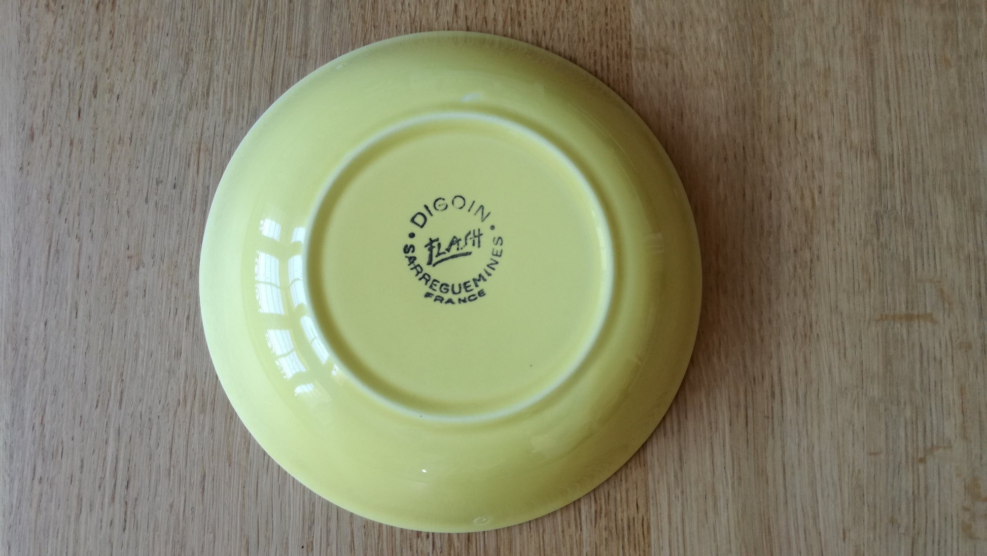 Assiette - creuse / calotte Flash Digoin & Sarreguemines